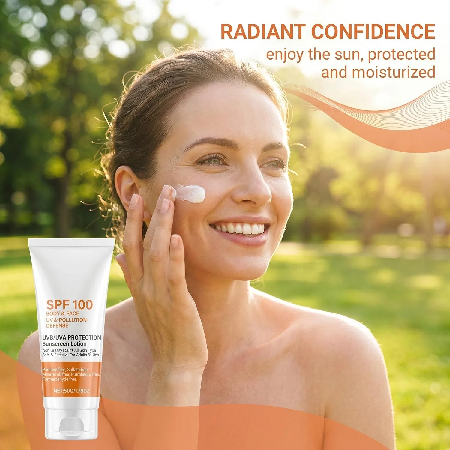 Солнцезащитный крем SPF100, Anti-Aging, KAFZEL, 12.2 г — фото 2