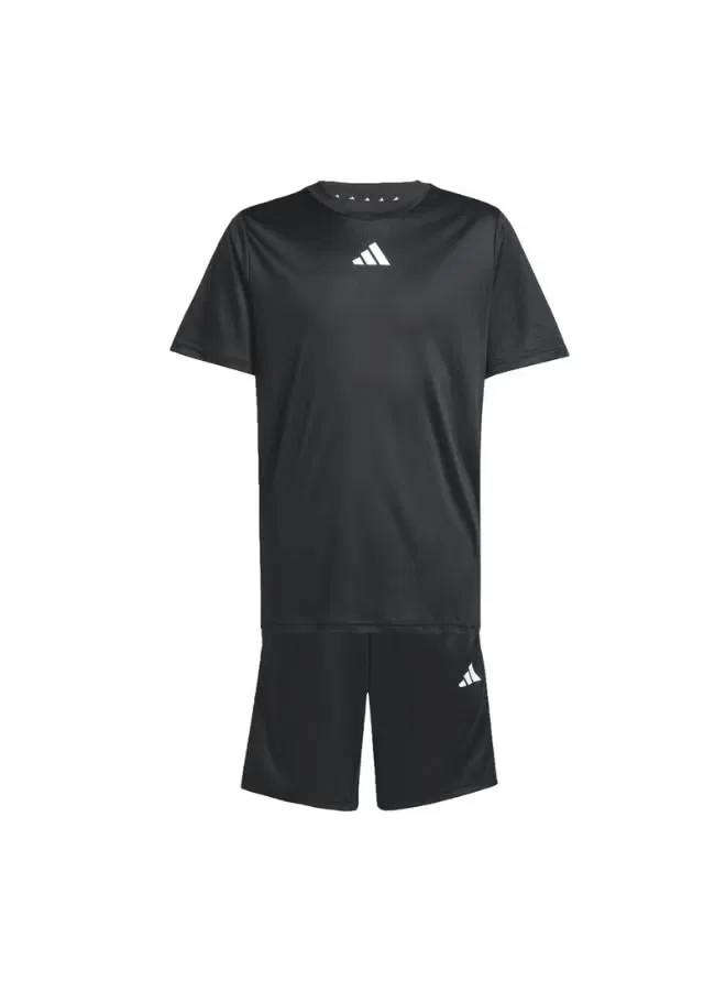 Комплект футболок с длинным рукавом Train Essentials 3-Stripes Adidas, черный — фото 4