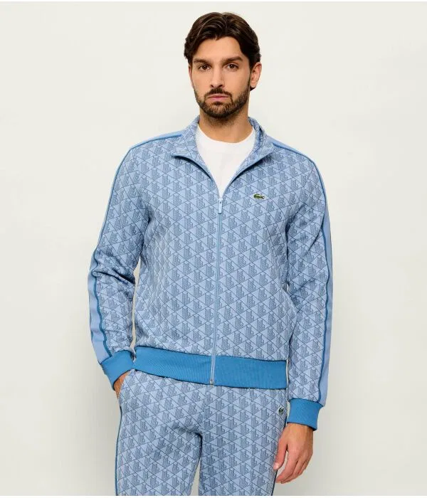 Мужская олимпийка с длинной молнией Lacoste, Azzurro