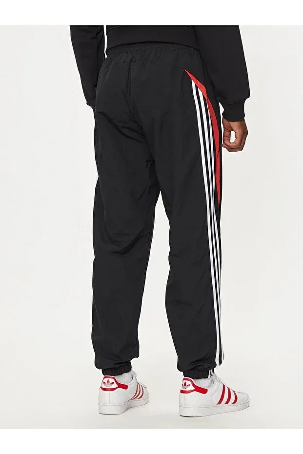 Мужские спортивные штаны с эластичным манжетом Adidas, Black — фото 2