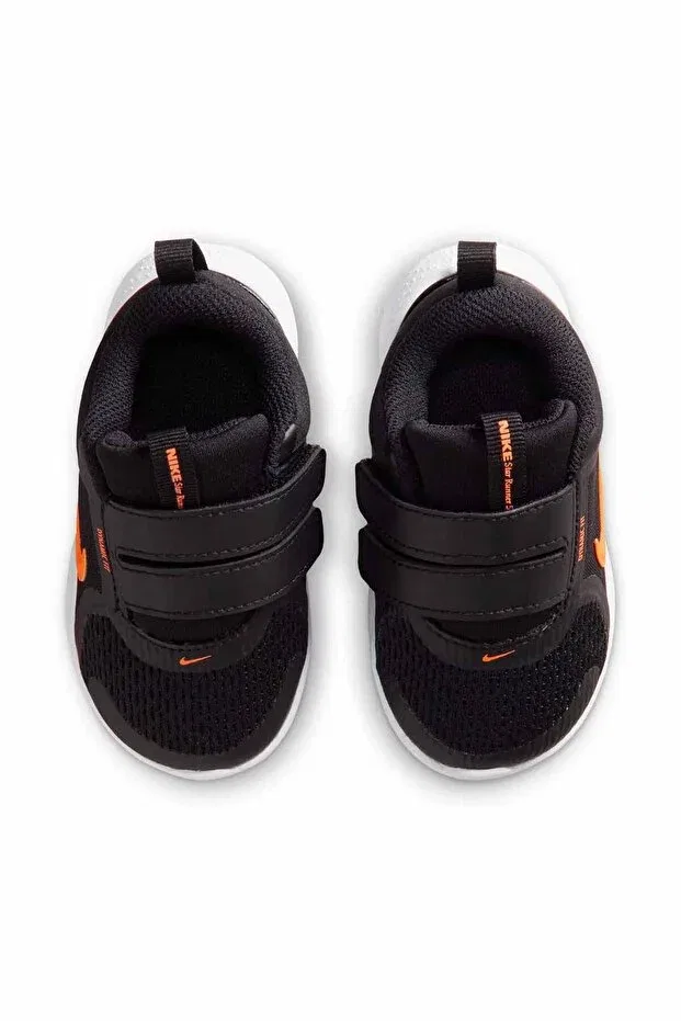 Детские кроссовки для девочек с принтом Star Runner 5 (TD) Kids Nike, Black — фото 3