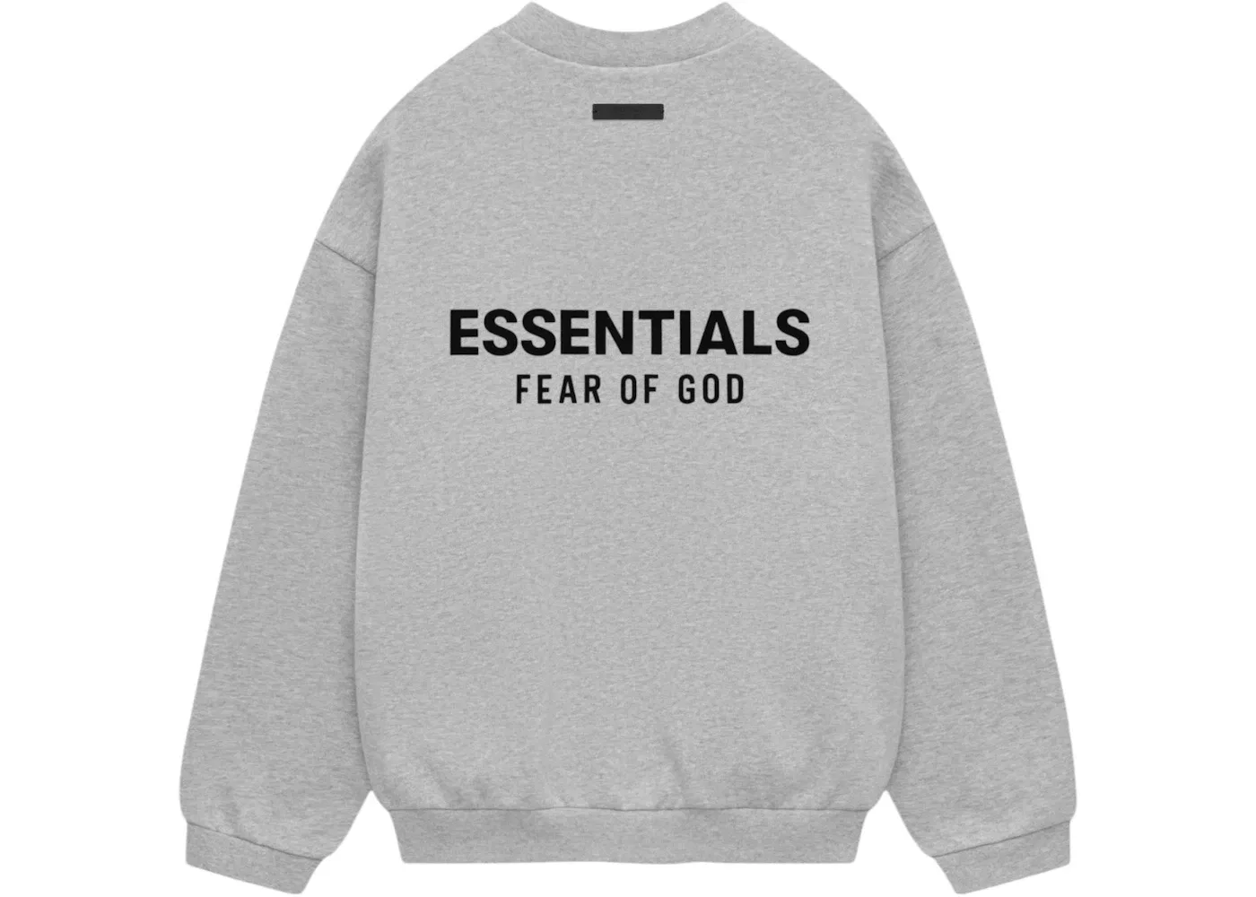 Мужской свитшот из флиса Crewneck Fear of God, Light Heather Gray — фото 2
