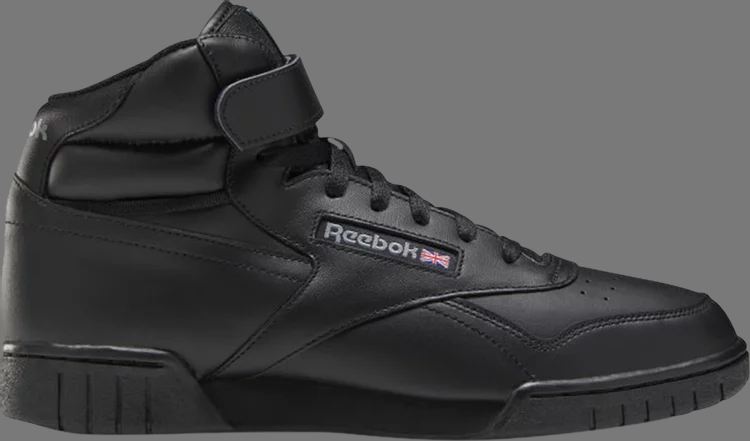 Кроссовки ex-o-fit high 'intense black' Reebok, черный - фото