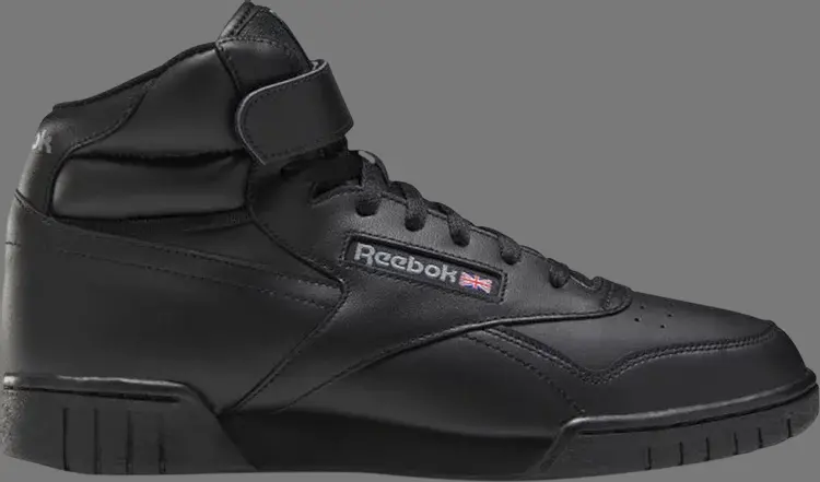 

Кроссовки ex-o-fit high 'intense black' Reebok, черный