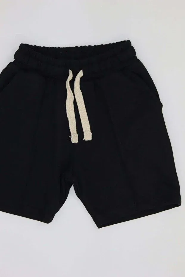 Детские шорты для девочек хлопковые Rg Kidsstore, Black — фото 2