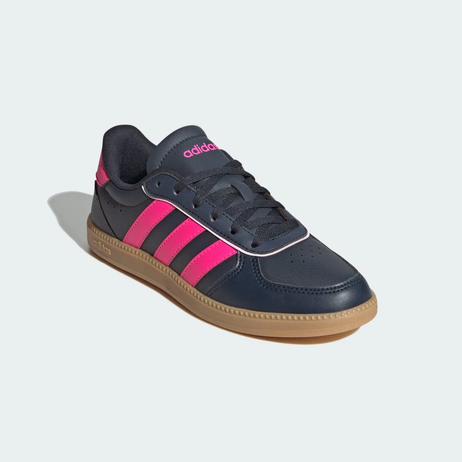 Детские кроссовки Breaknet Sleek Adidas, Kosmosblau Rosa Braun — фото 4