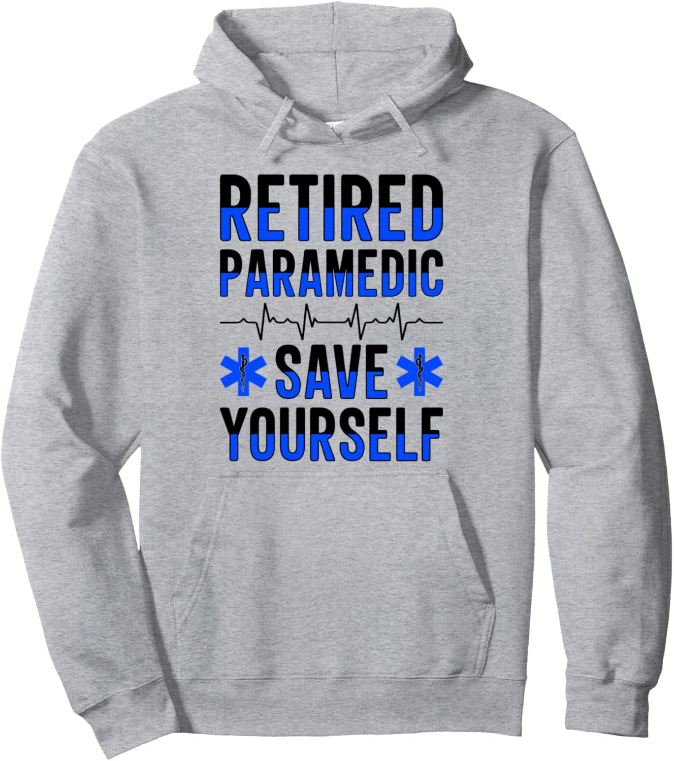 

Худи для пенсионеров, в честь выхода на пенсию, для фельдшеров скорой помощи, серая Retired Paramedic Gifts