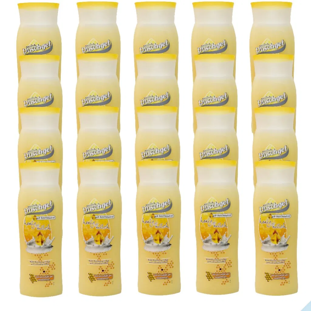 Гель для душа Honey & Milk, PGV, набор 20 шт., 300 мл