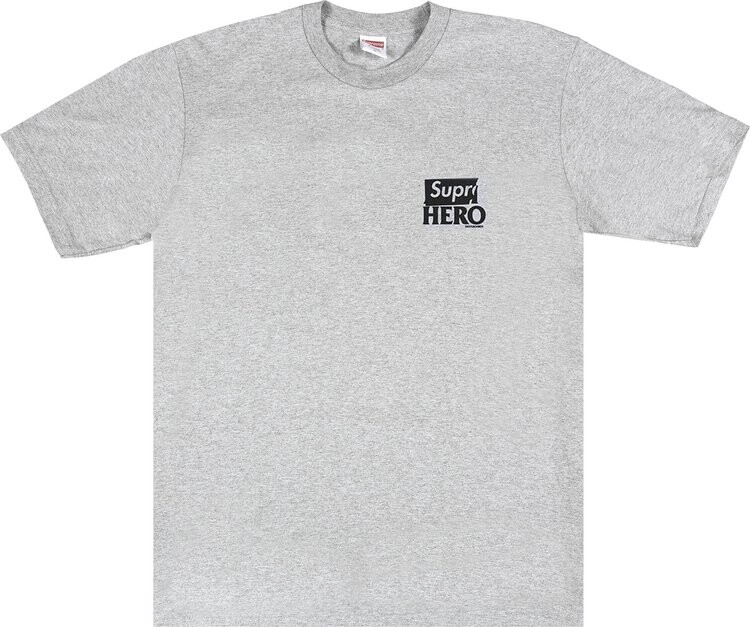 

Футболка Supreme x ANTIHERO Dog Tee 'Heather Grey', серый