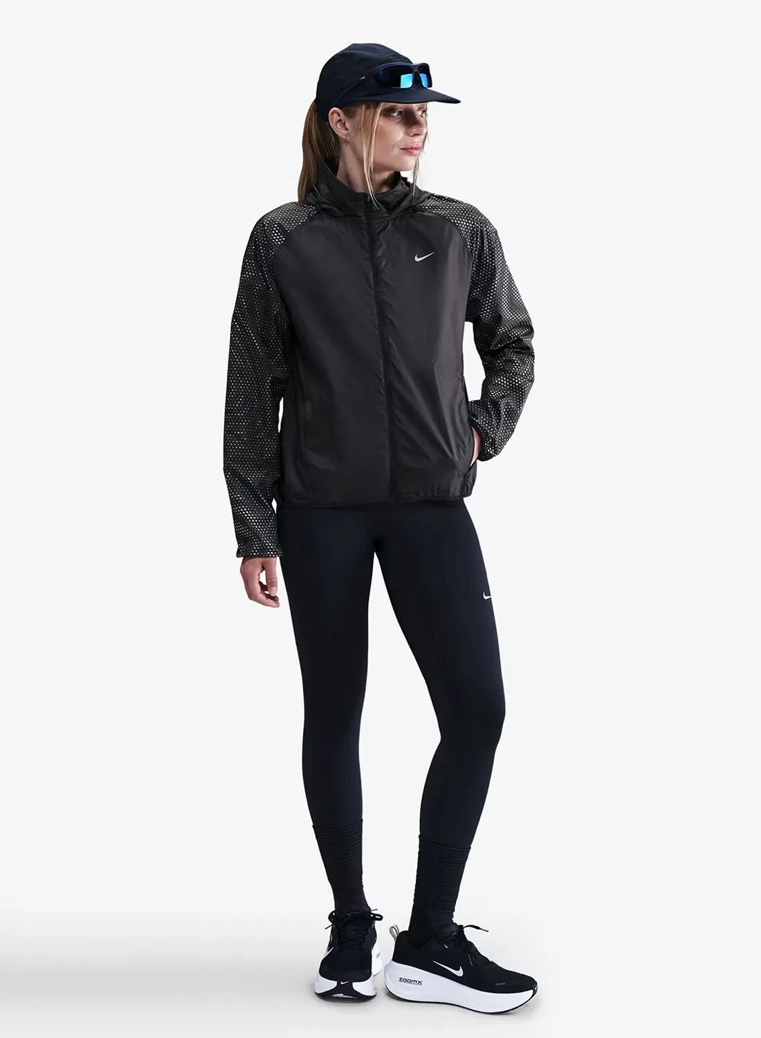Куртка с защитой от влаги Tempo Repel Flash Nike, черный