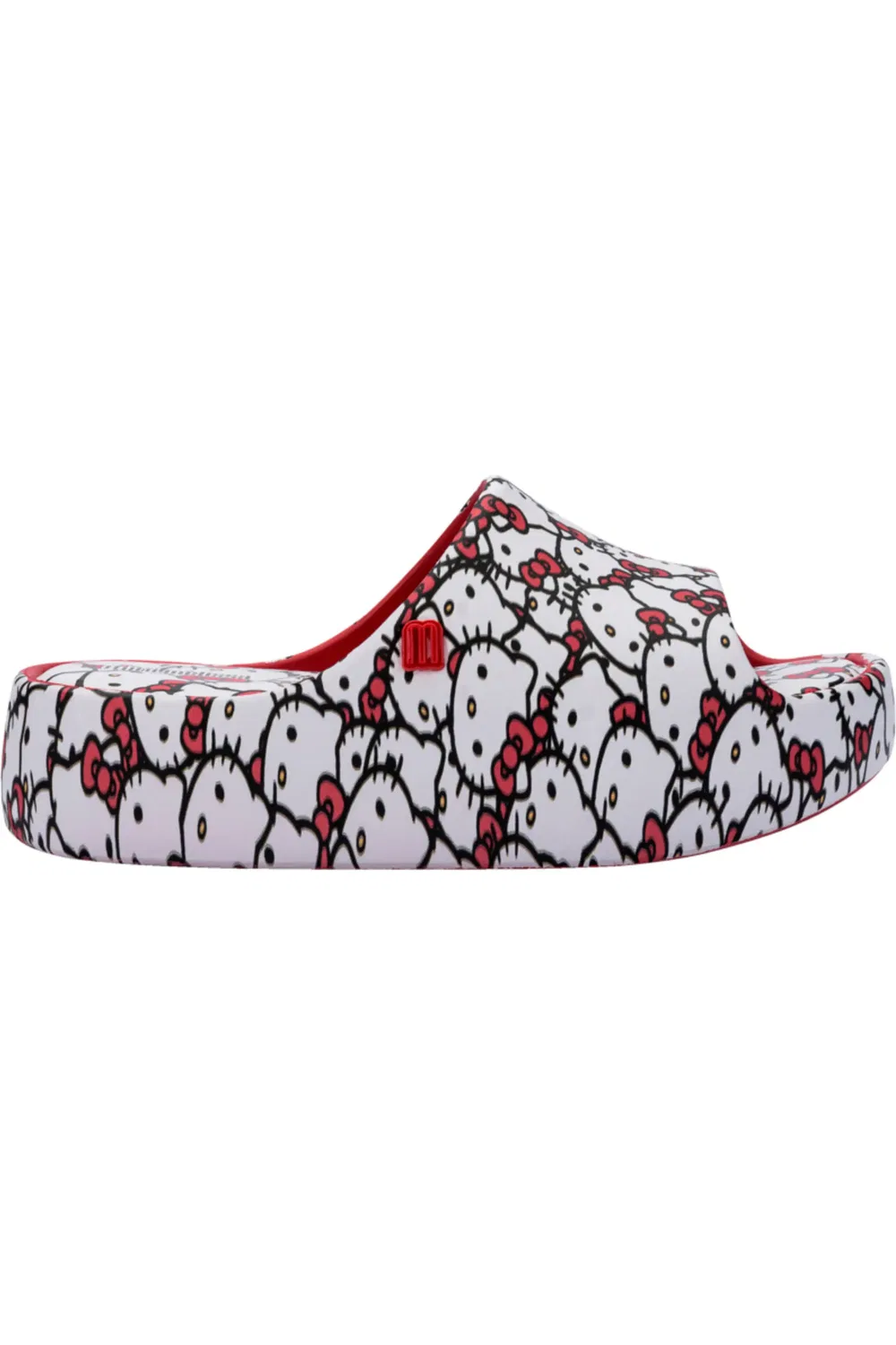 Детские сандалии платформа с Hello Kitty Mini Melissa, красный/белый — фото 2