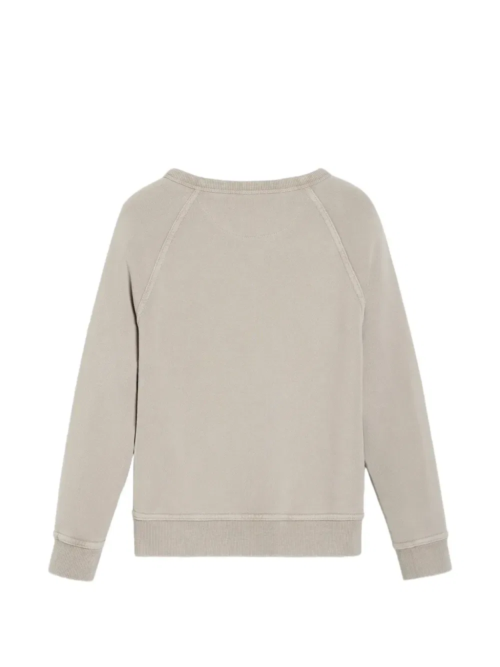 Фактурная толстовка с вышивкой Brunello Cucinelli Kids, бежевый — фото 2