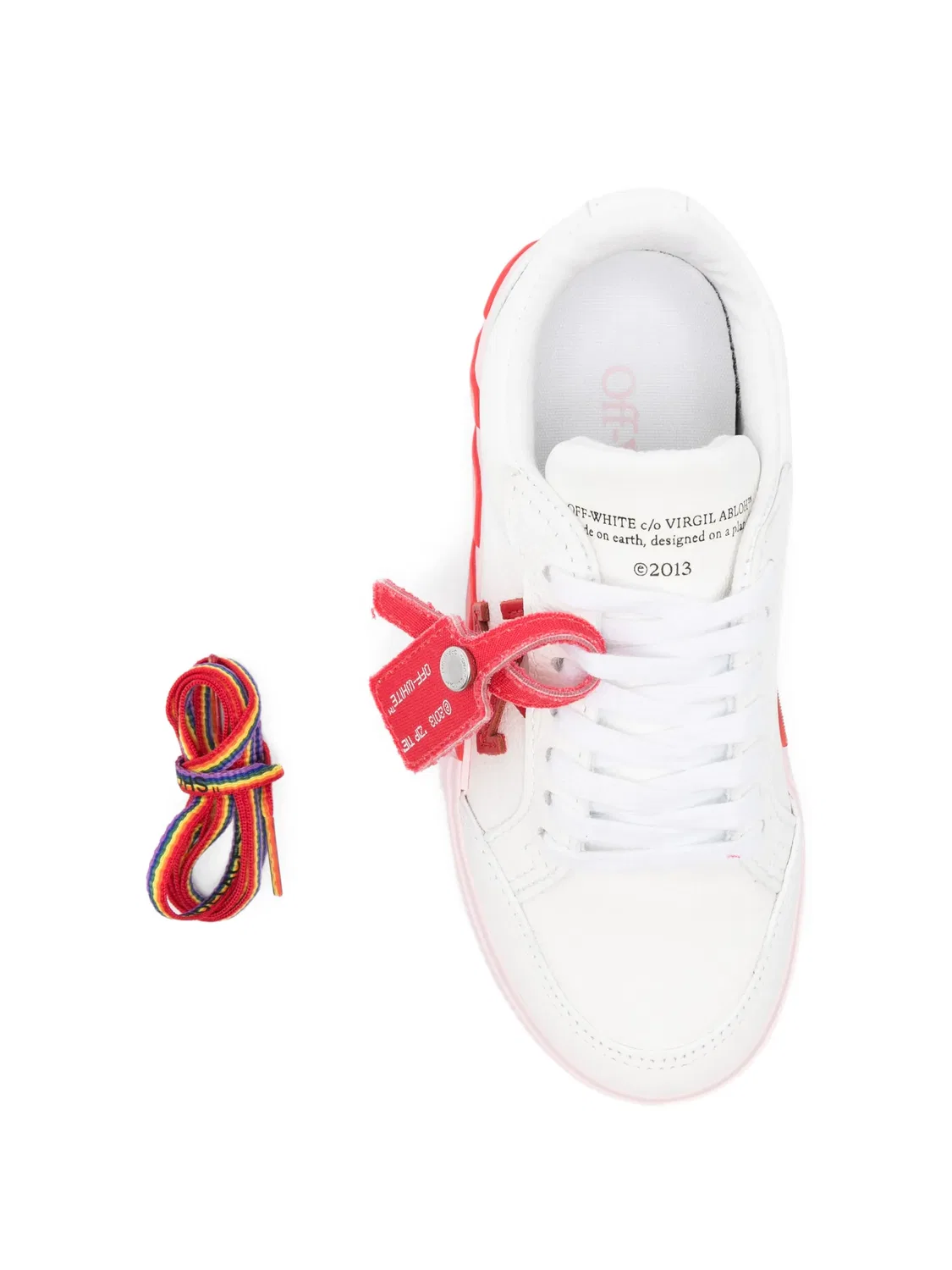 Кеды Vulc кожаные белые OFF-WHITE, белый — фото 2