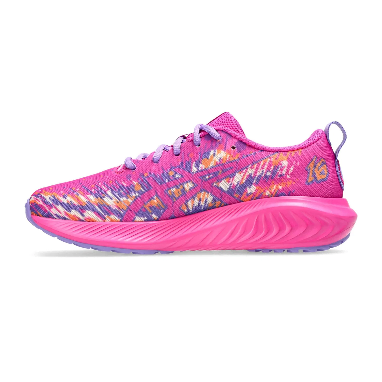 Детские кроссовки для мальчиков с технологией GEL Gel-noosa Tri 16 Gs ASICS, Digital Sakura Amethyst — фото 2