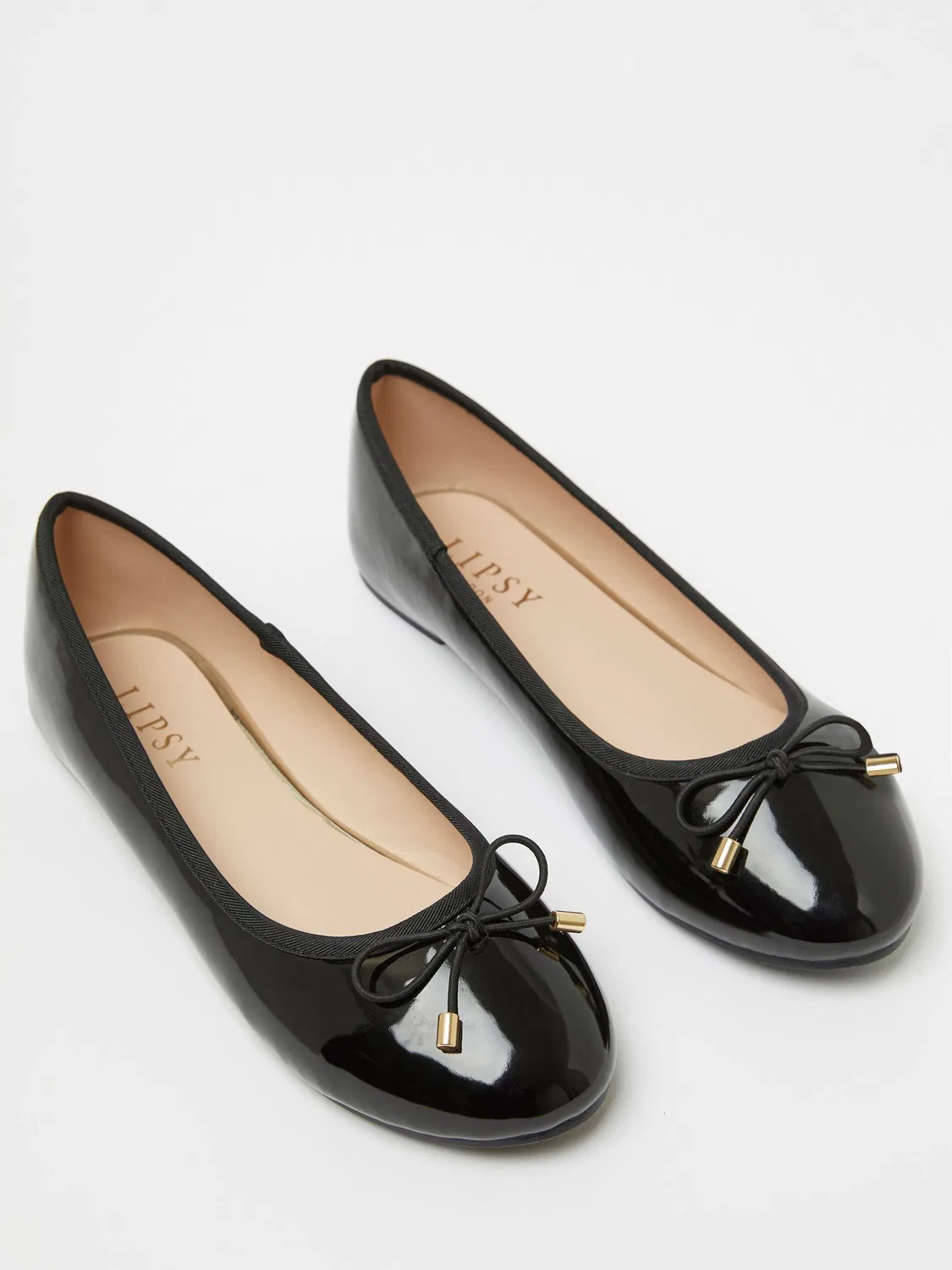 Балетки Lipsy Black, Patent