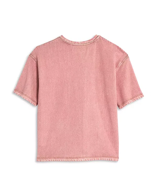Детская юбка-шорты с принтом Miramar Terry Mini Skort Rag & Bone, Raspberry — фото 3