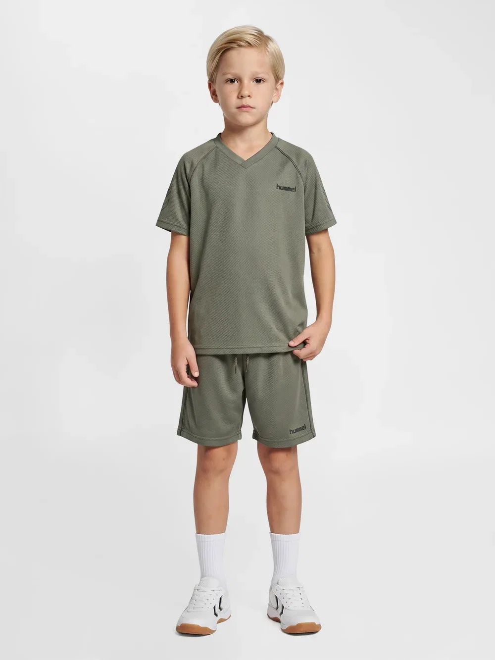 Hmljr reg active shorts unisex - спортивные штаны Hummel, Castor Gray