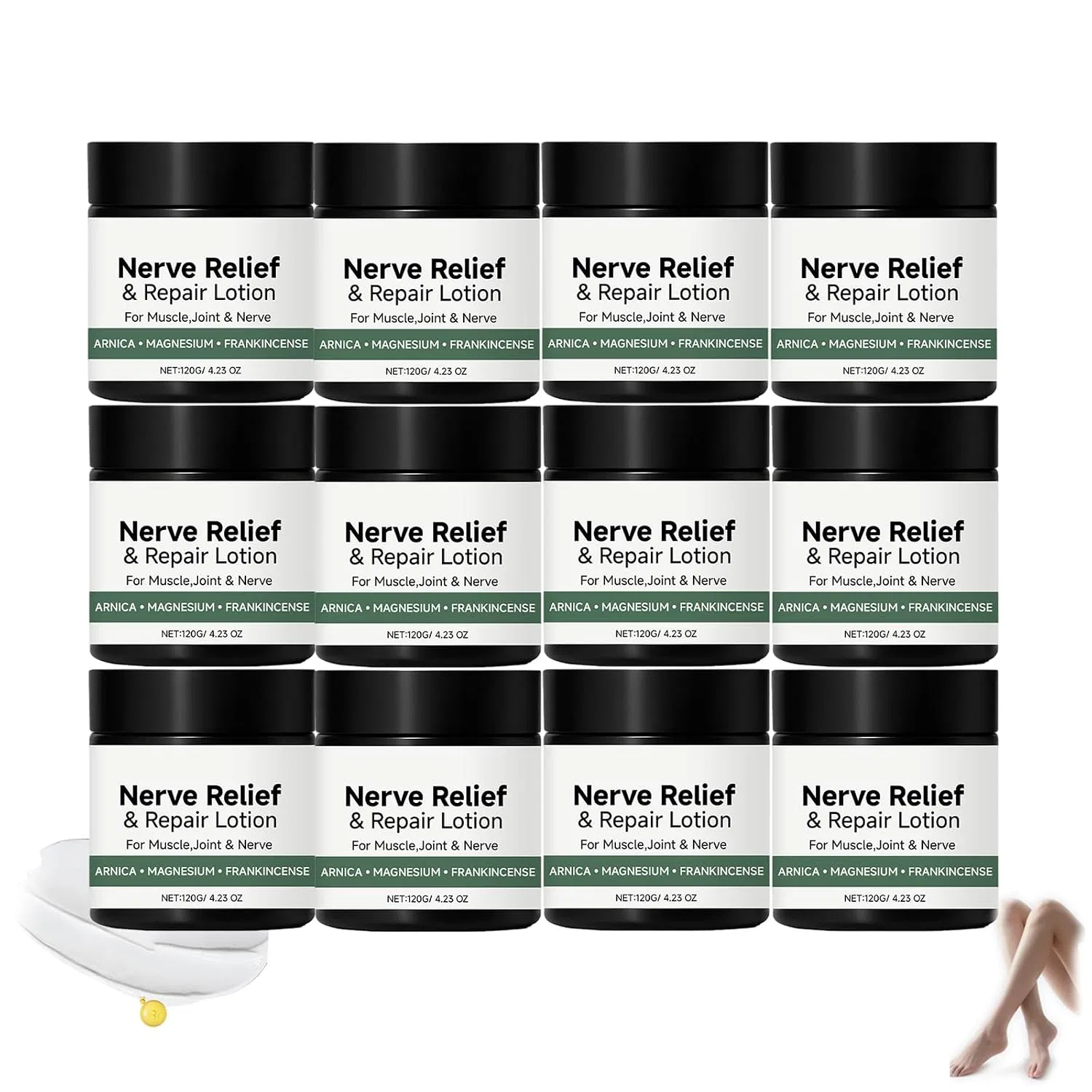 Крем для тела Alcura Nerve Cream, успокаивающий, 120 г, 12 шт Skzkk