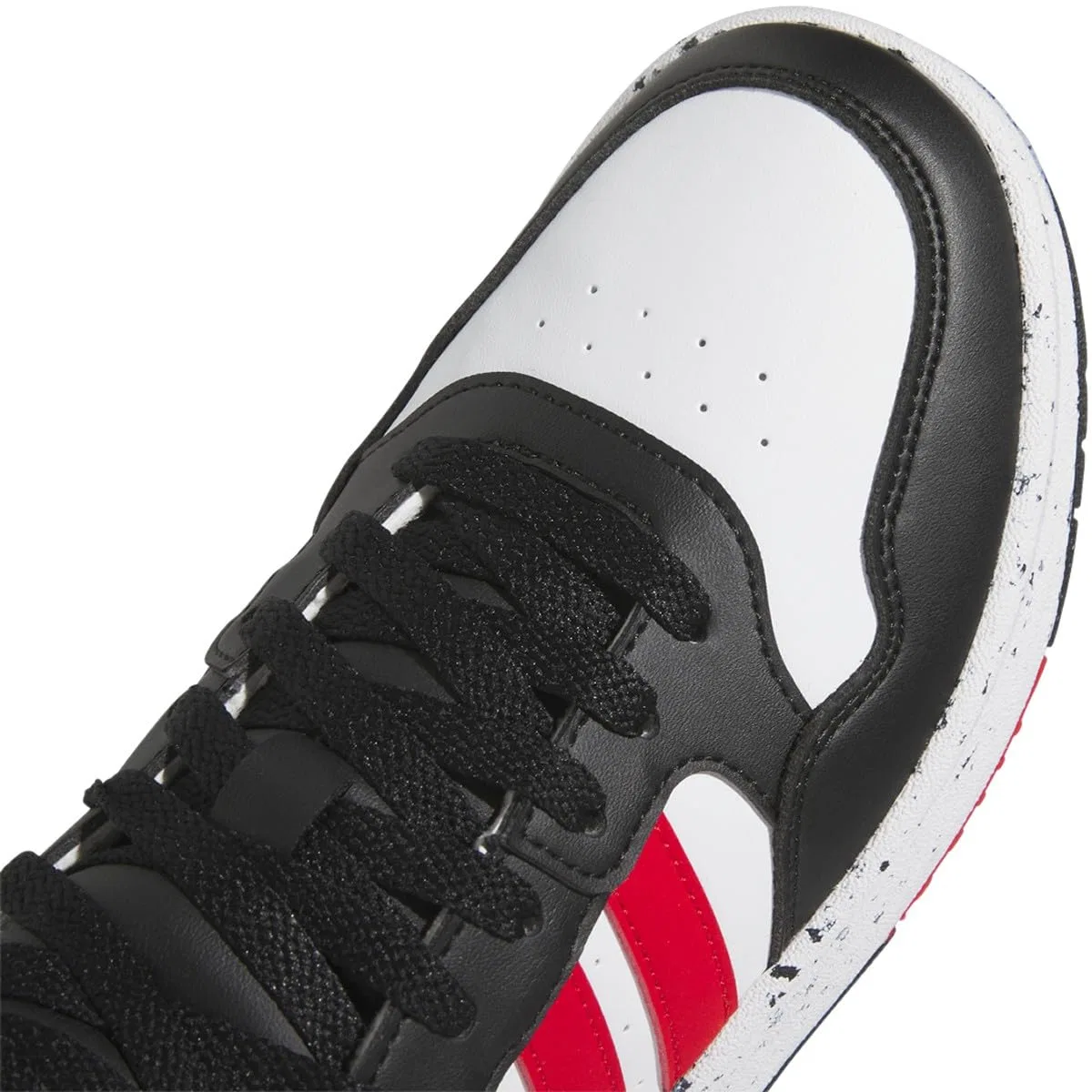 Детские кроссовки для мальчиков и девочек с высоким верхом Hoops 3.0 Mid Adidas, Black — фото 4