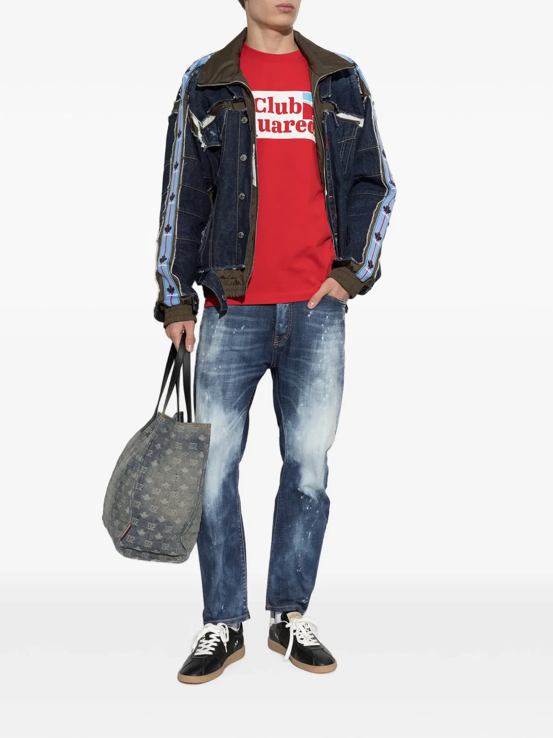 Джинсы Skiers Medium Cloudy Bro синие DSQUARED2, синий — фото 3