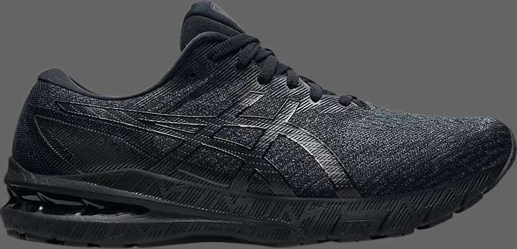 Кроссовки gt 2000 10 'triple black' Asics, черный - фото