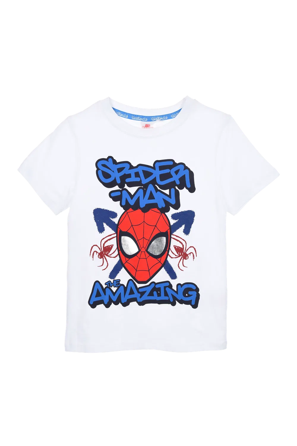 Детская футболка с принтом Spider-Man , синий