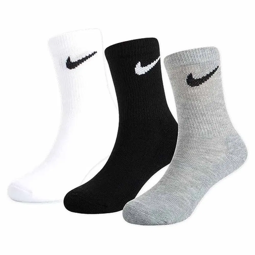 Носки Nike Basic Crew 3 пары, мультиколор