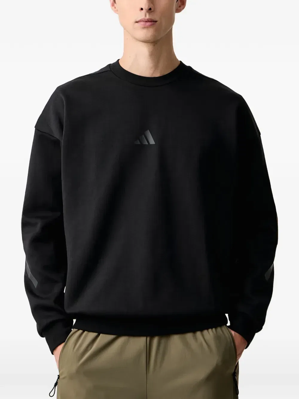 Свитшот Z.N.E с логотипом Adidas, черный