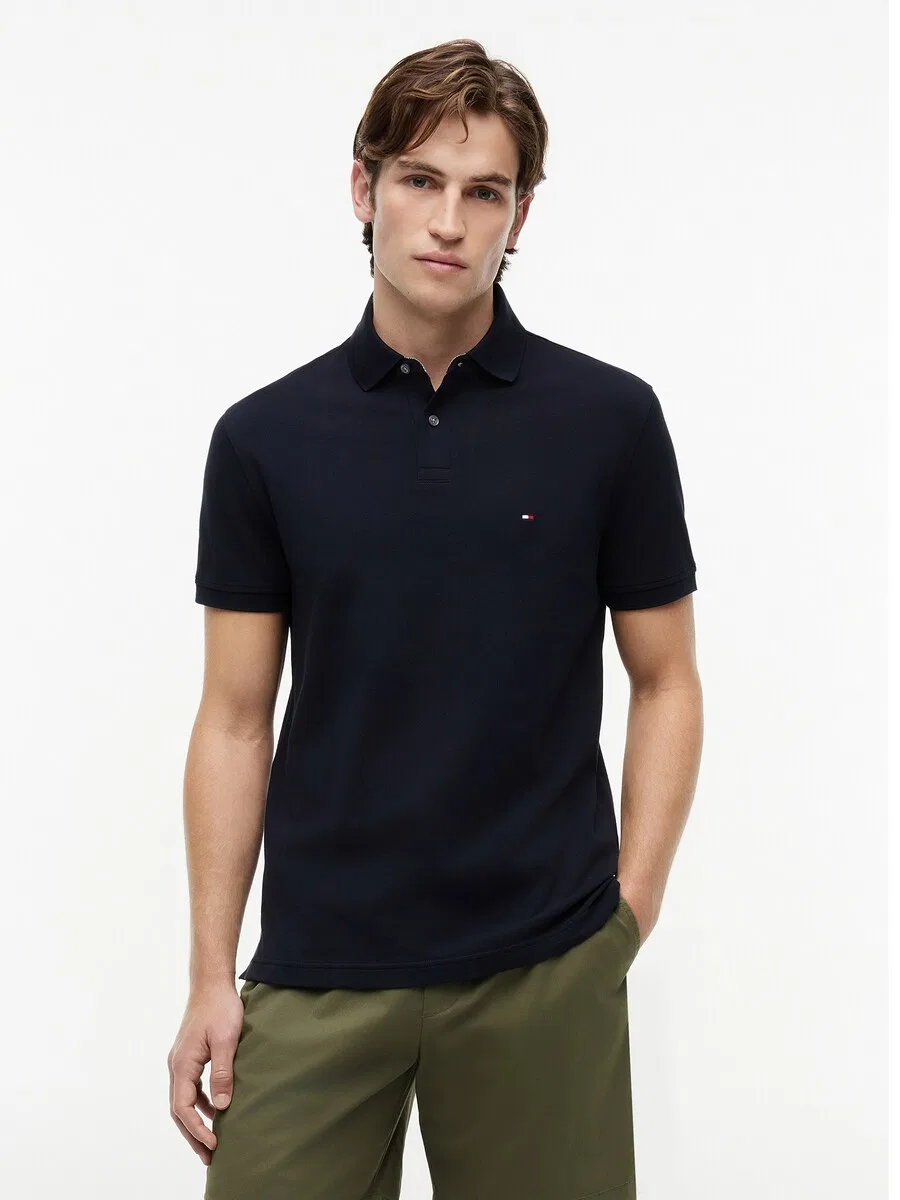Рубашка TOMMY HILFIGER 'CORE 1985 REGULAR POLO', цвет «Ночной синий» — фото 2