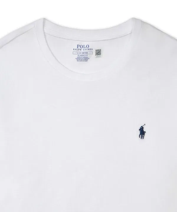Футболка с длинным рукавом классического кроя, Polo Ralph Lauren, белый — фото 3