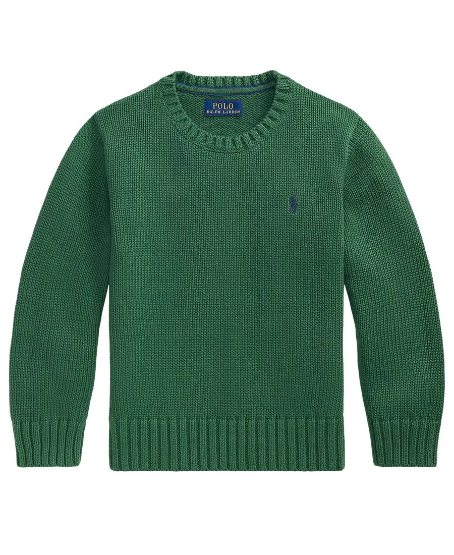 Свитер с круглым вырезом с длинным рукавом Polo Ralph Lauren, Verano Green