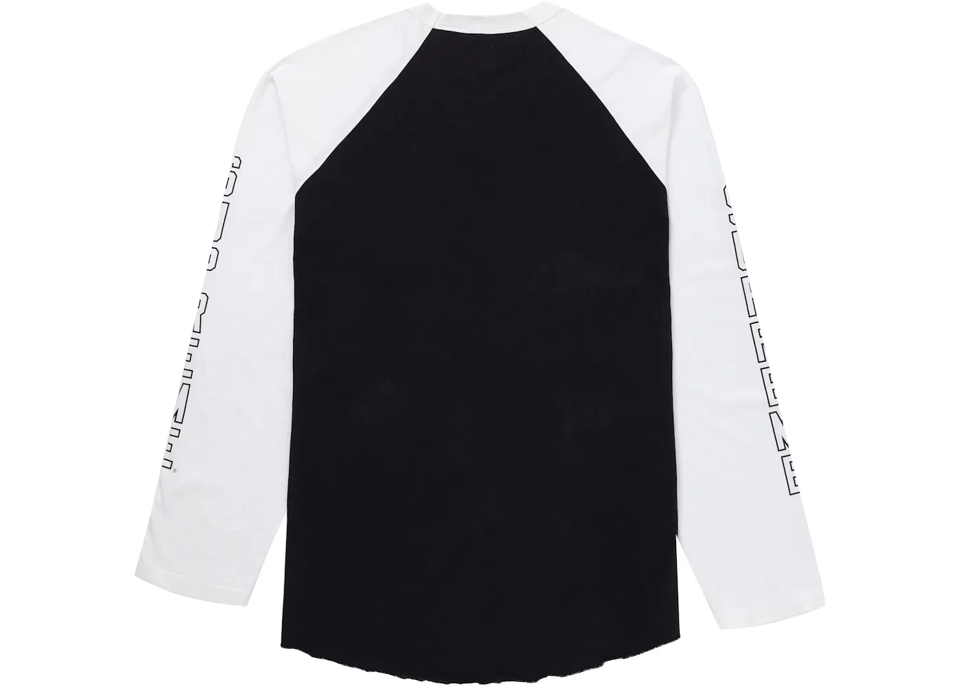 Мужская футболка с длинным рукавом реглан Supreme The Crow Raglan L/S Tee, White Eyes — фото 2