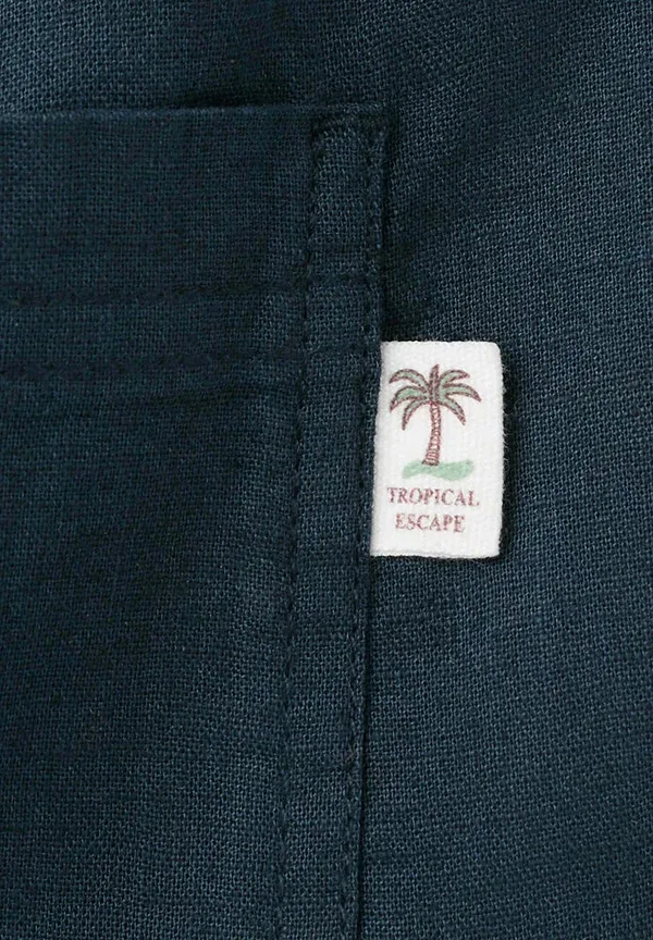 Детские шорты Mango Kids, синий — фото 4
