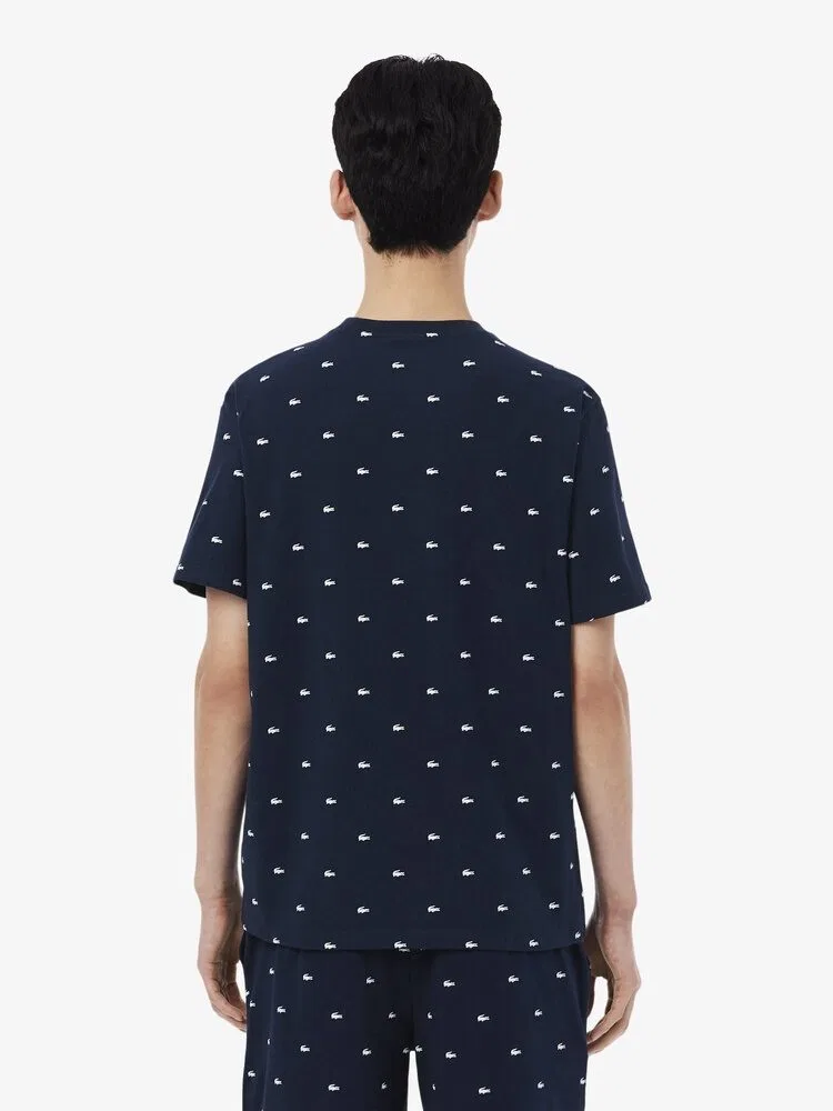 Футболка с принтом LACOSTE, Navy — фото 3