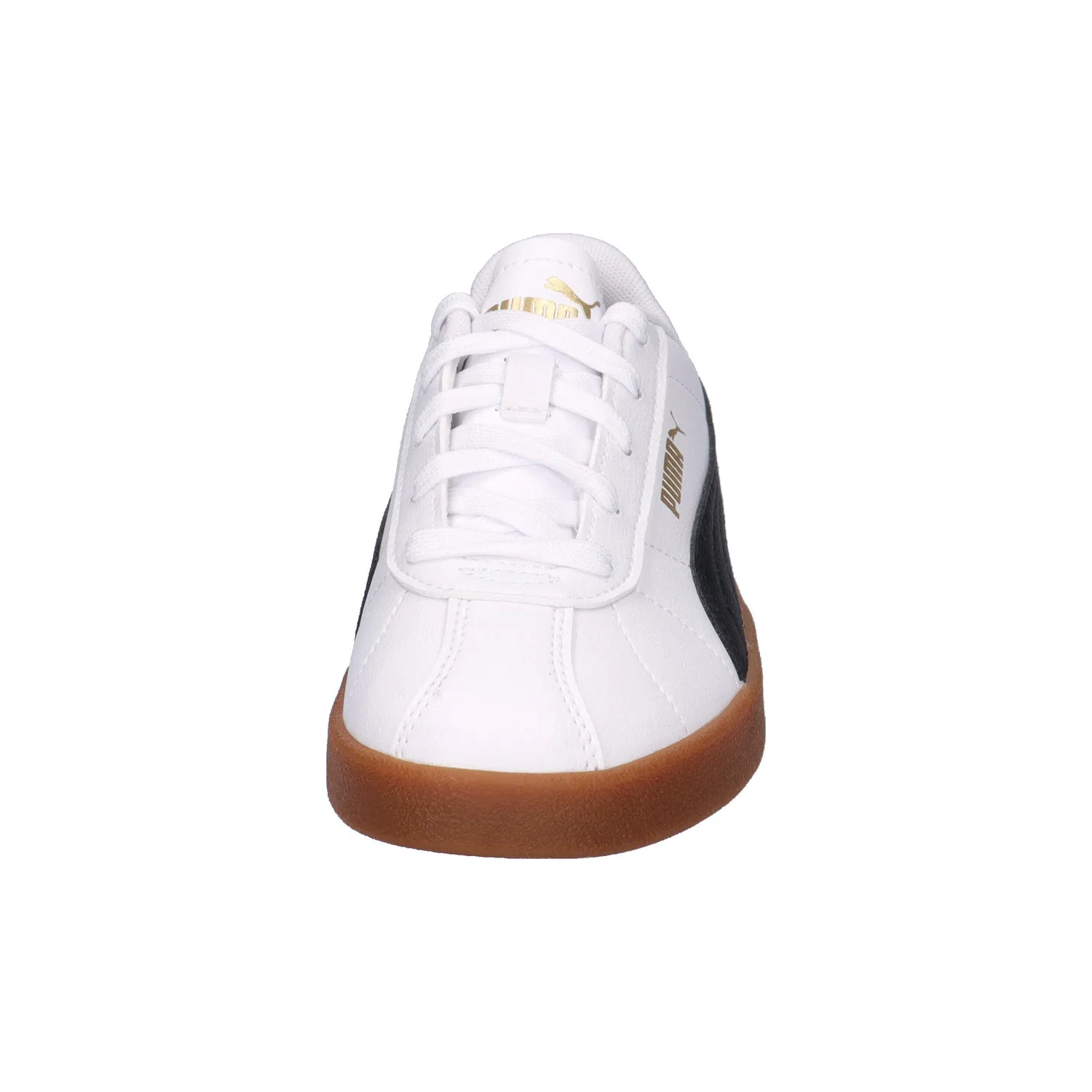 Детские кроссовки с гладкой искусственной кожей Club II SL Puma, Weiss — фото 3
