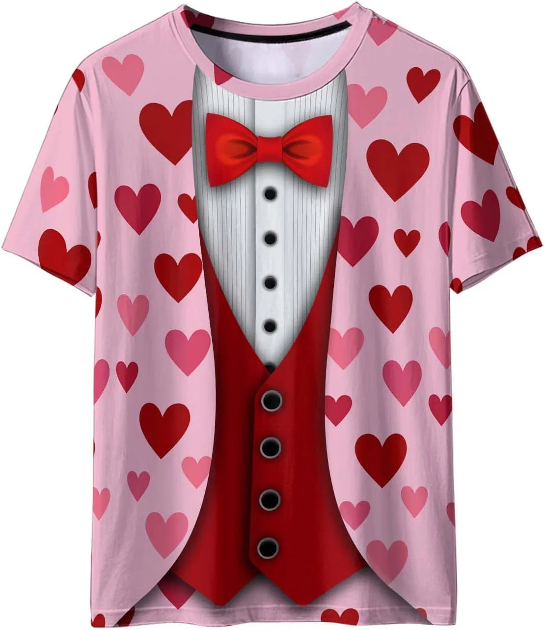 Мужская футболка с карманом Tuxedo Tee, Pink — фото 4