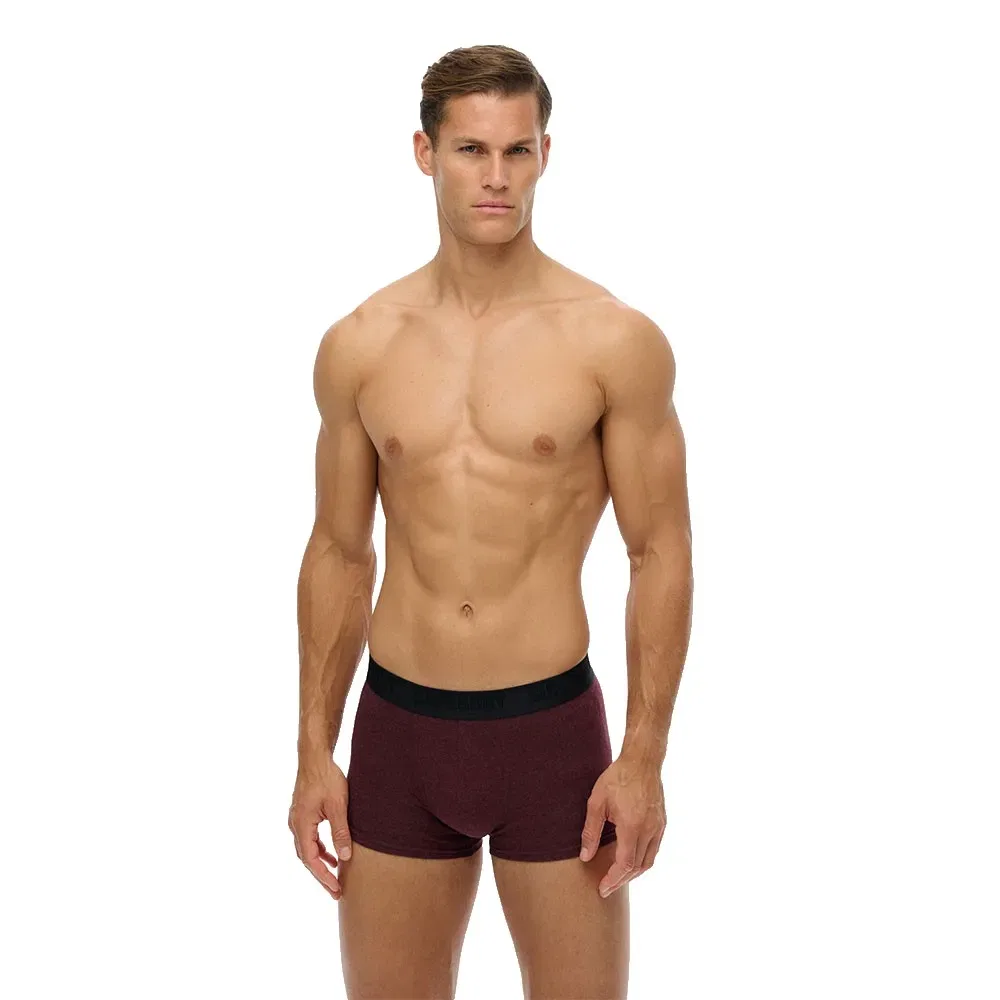 Носки Superdry Slips 3 штуки, фиолетовый