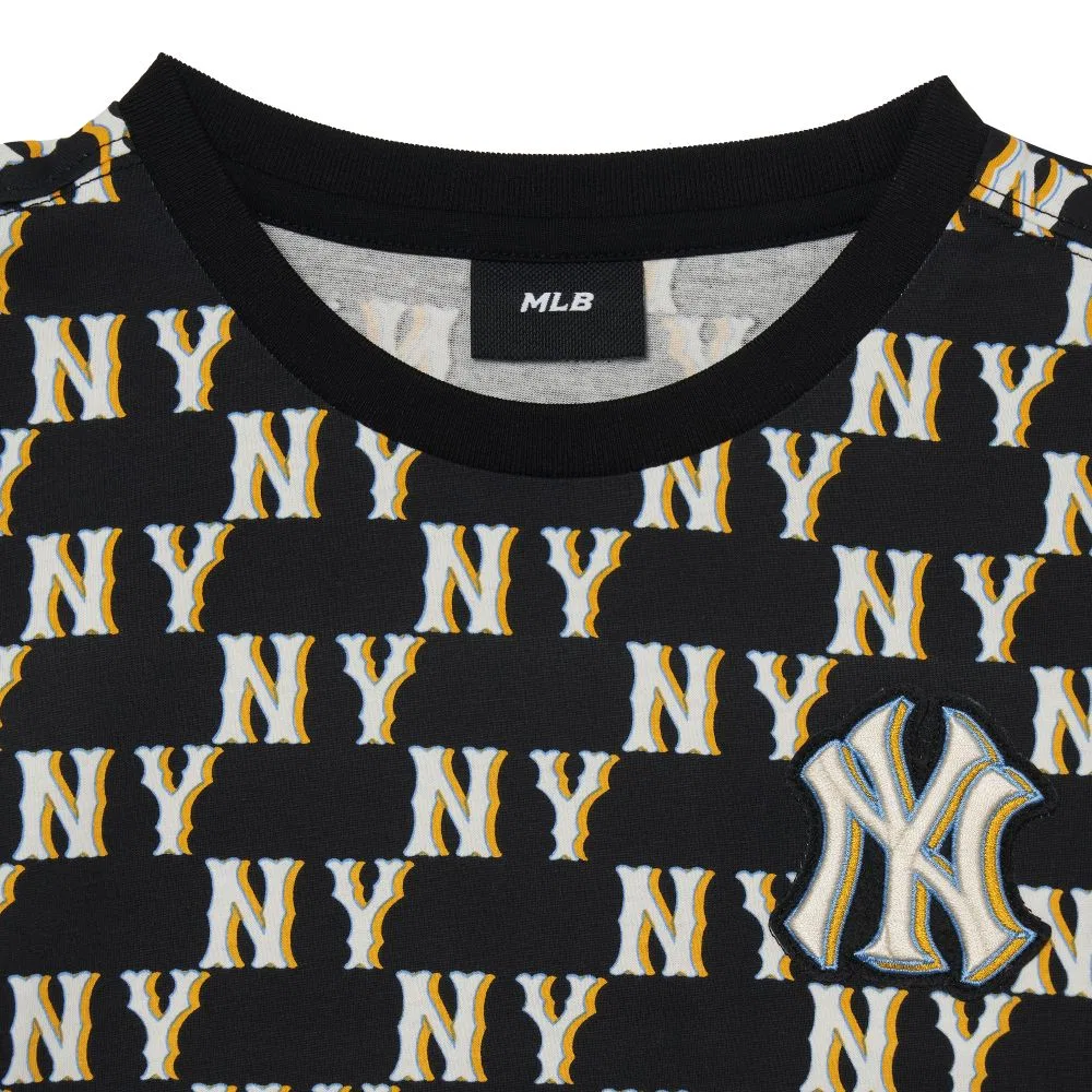 Детская футболка с логотипом MLB New York Yankees, Черный — фото 4