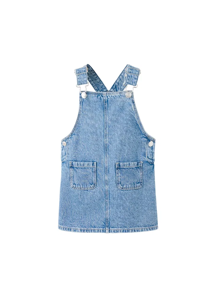 Юбка "RUFFI" из синего денима MANGO KIDS