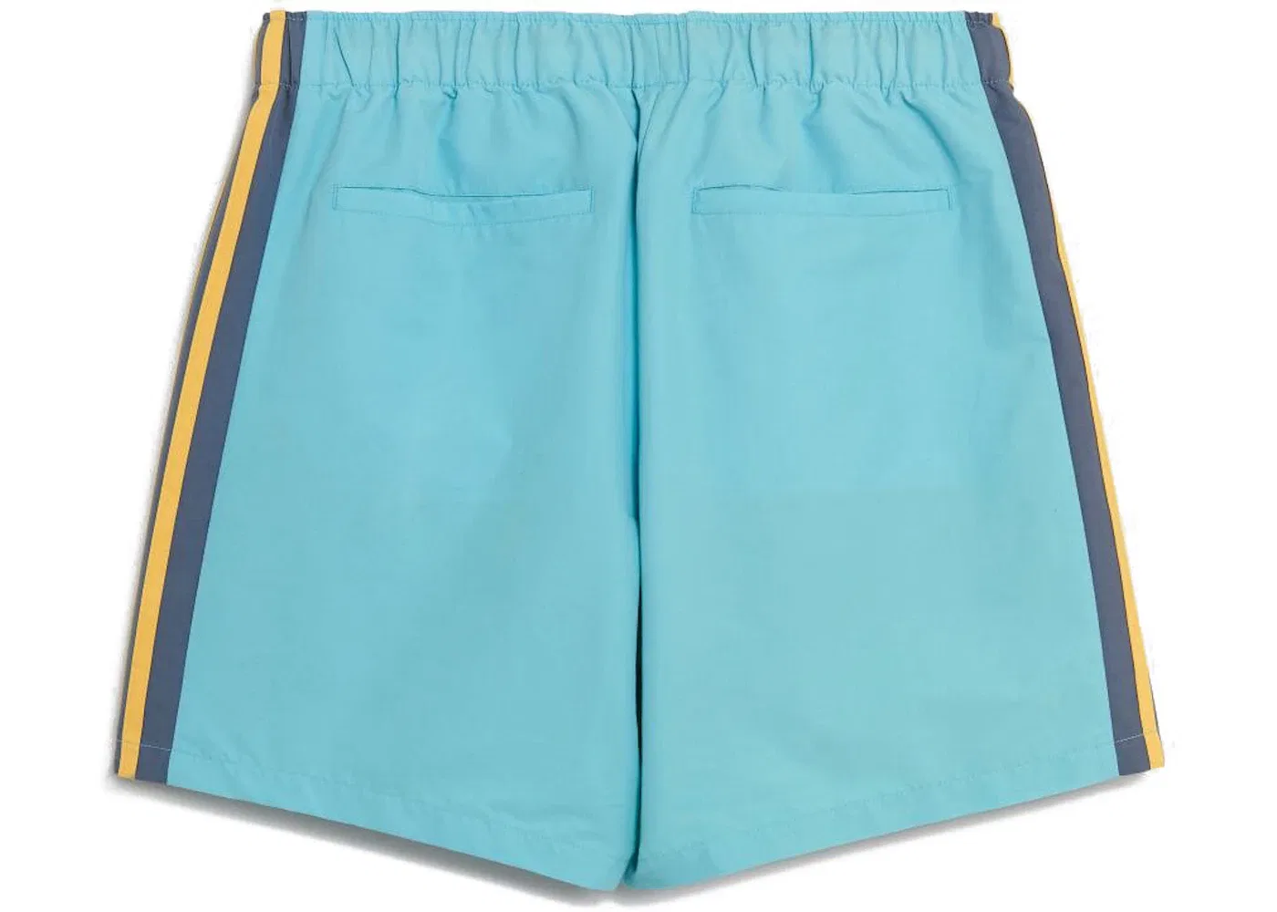 Мужские шорты с принтом Adidas x Human Made Wind Shorts, Aqua — фото 2
