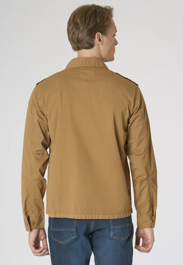 Куртка из хлопка с эластаном Utility Light Jacket U.S. Polo Assn., Beige, бежевый — фото 3