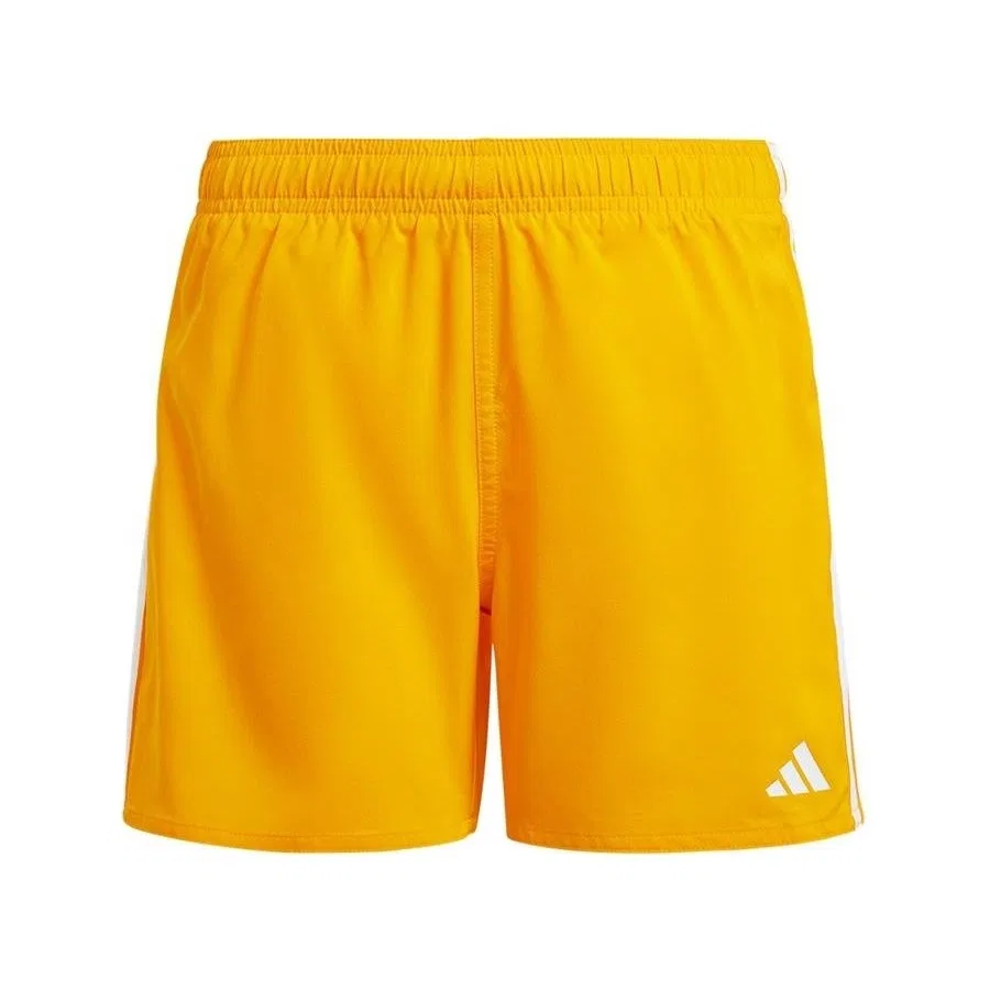 Детские шорты для плавания с 3 полосками adidas, Оранжевый — фото 2