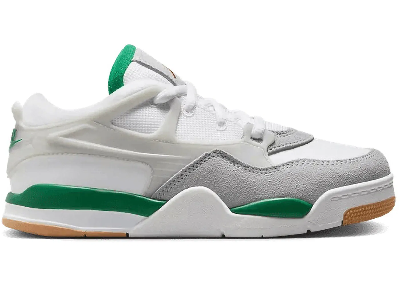 Детские кроссовки Lifestyle Jordan 4 RM Pine Green Jordan, White/Pine Green/Neutral Grey/Wolf Grey/Varsity Red/Gum Dark Brown