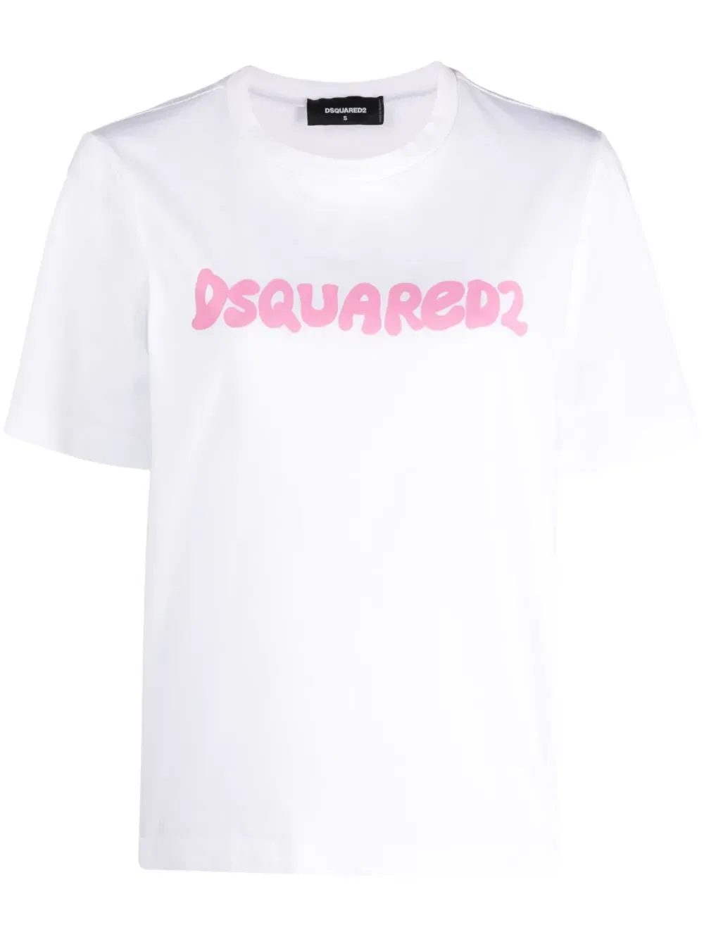 Футболка с логотипом Dsquared2, белый