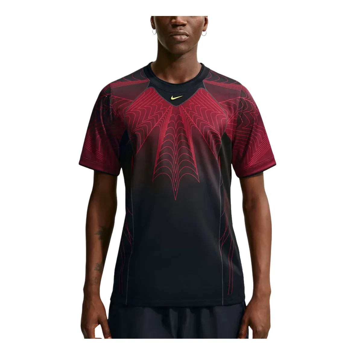 Мужская футболка с принтом Nike Canada x Nocta T-Shirt Black University Red, черный