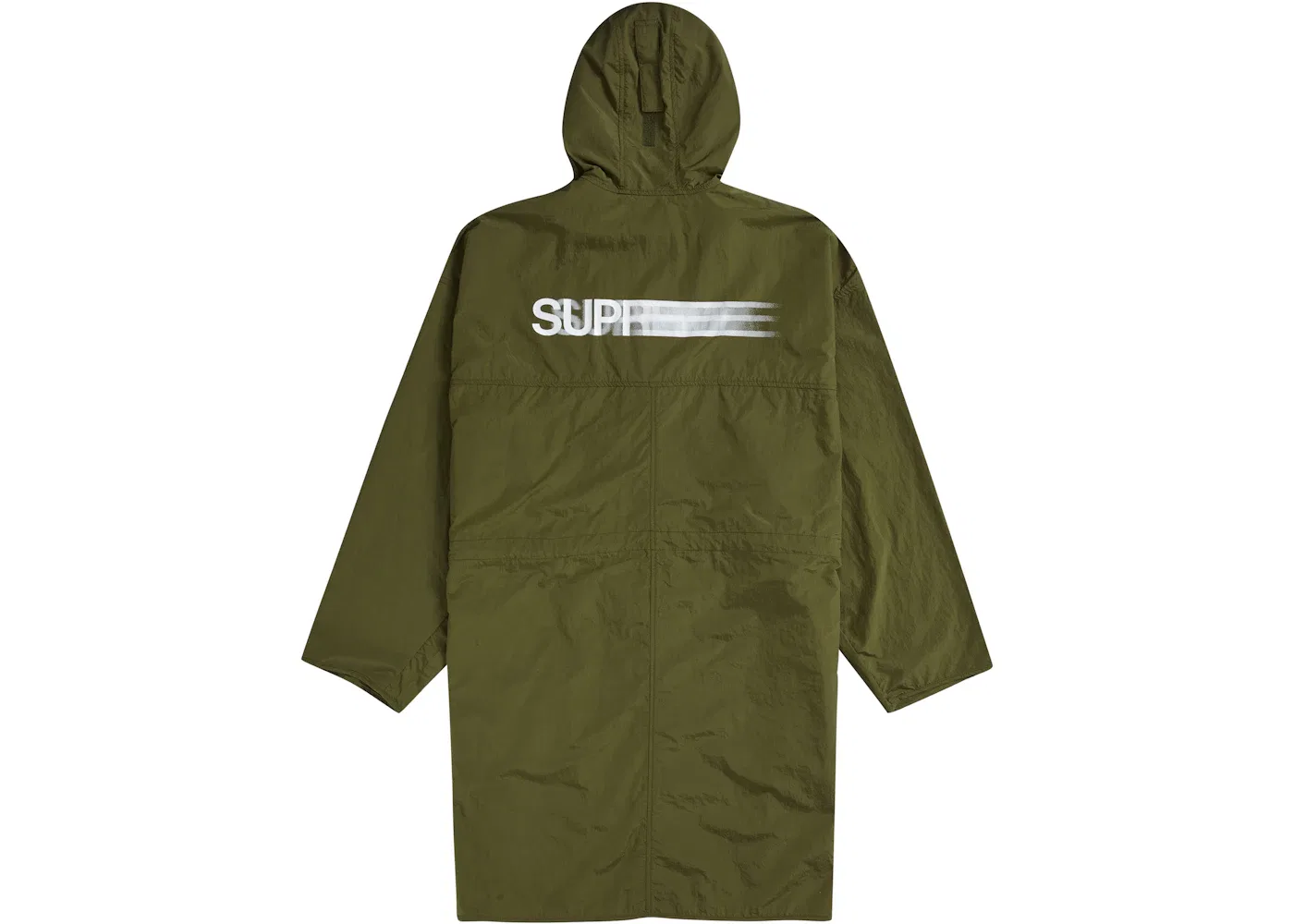 Мужская легкая парка с принтом Supreme Motion Logo Supreme, Olive