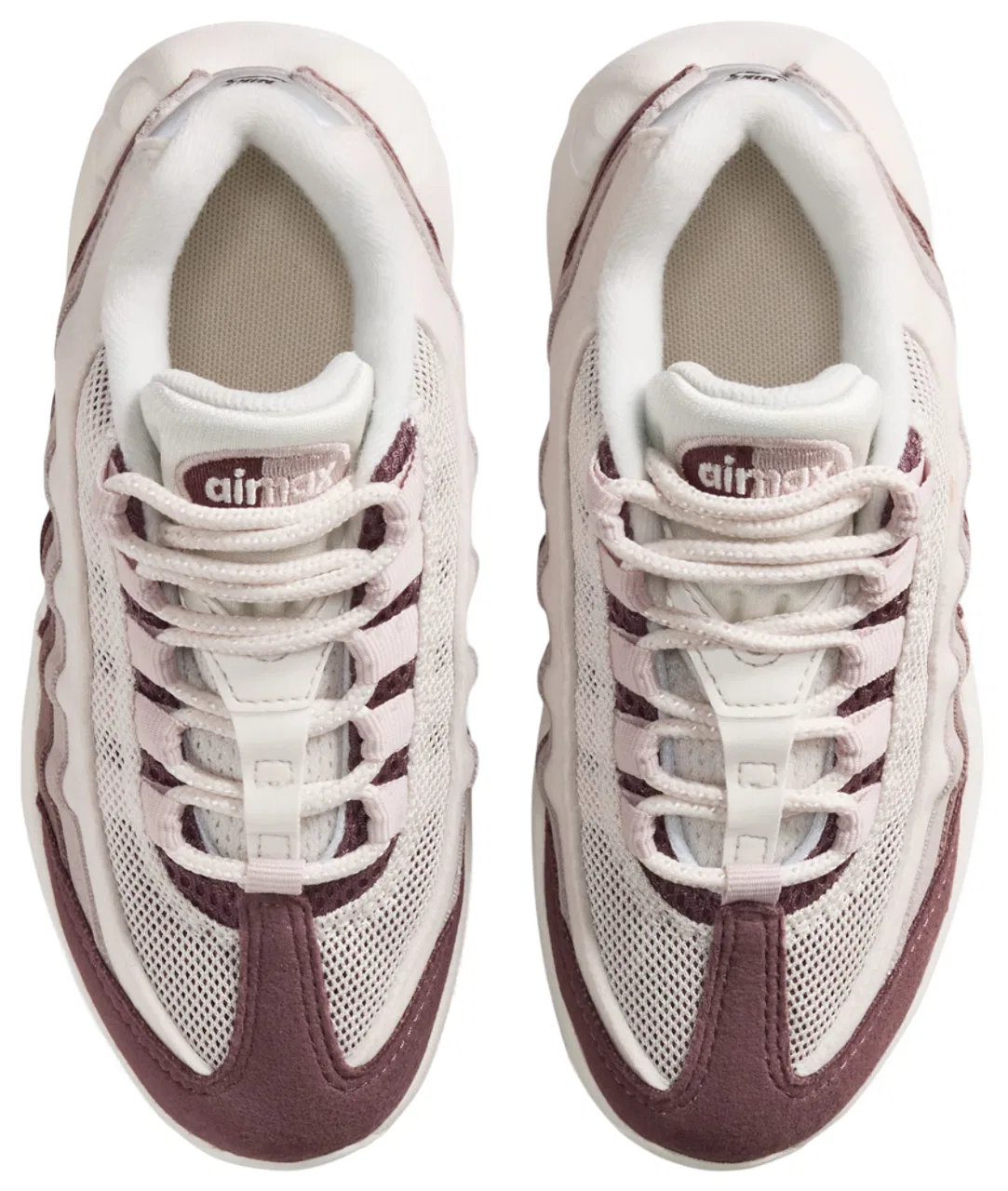 Кроссовки для девочек Air Max 95 Nike, цвет Phantom/Red Silt — фото 4