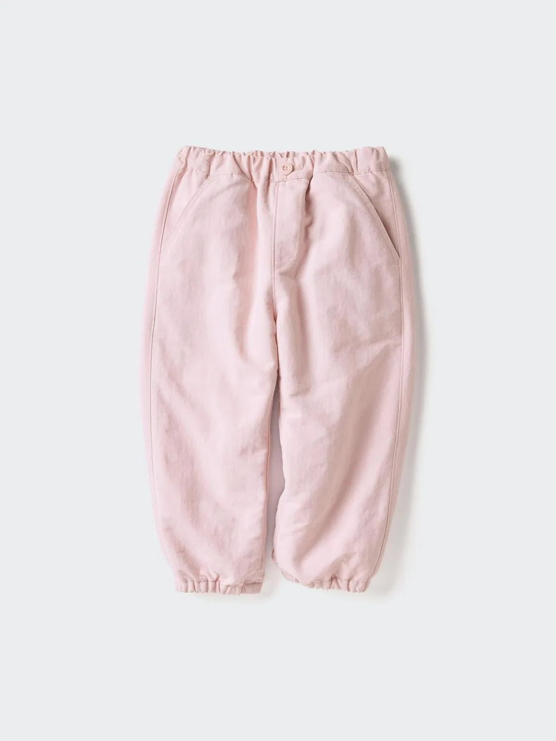 Брюки детские утепленные Uniqlo, розовый