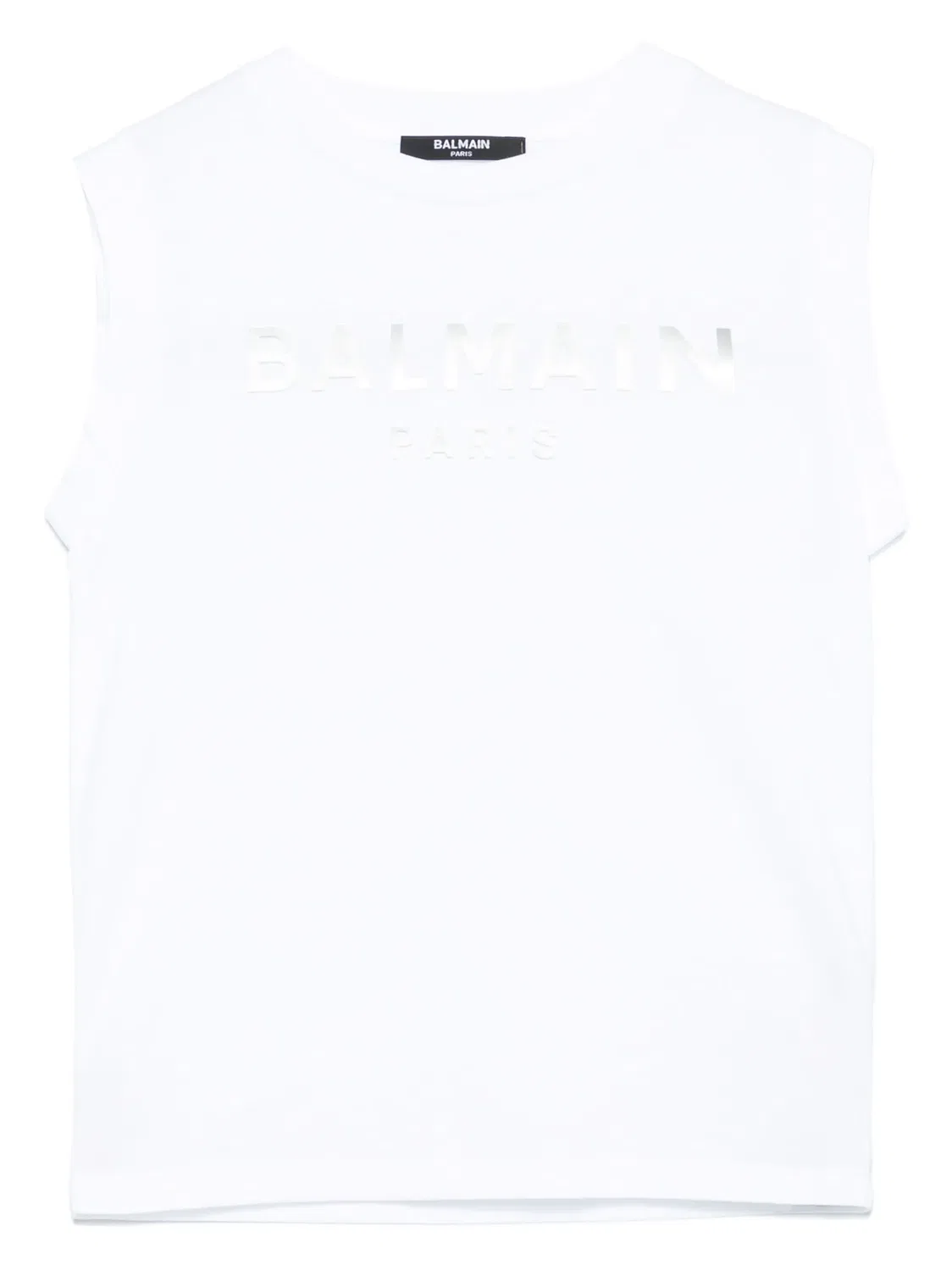 Balmain Футболка из белого хлопка