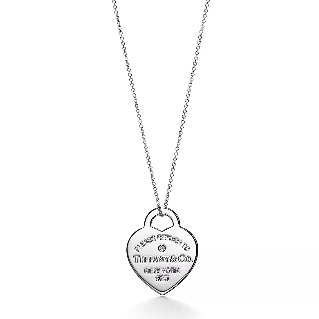 

Подвеска Tiffany & Co. The Return to Tiffany Heart Tag, серебро/бриллиант